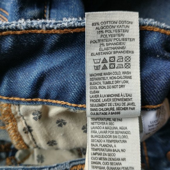 Lucky Brand Lolita Skinny Jeans Medium Wash Blue - Picture 7 of 9